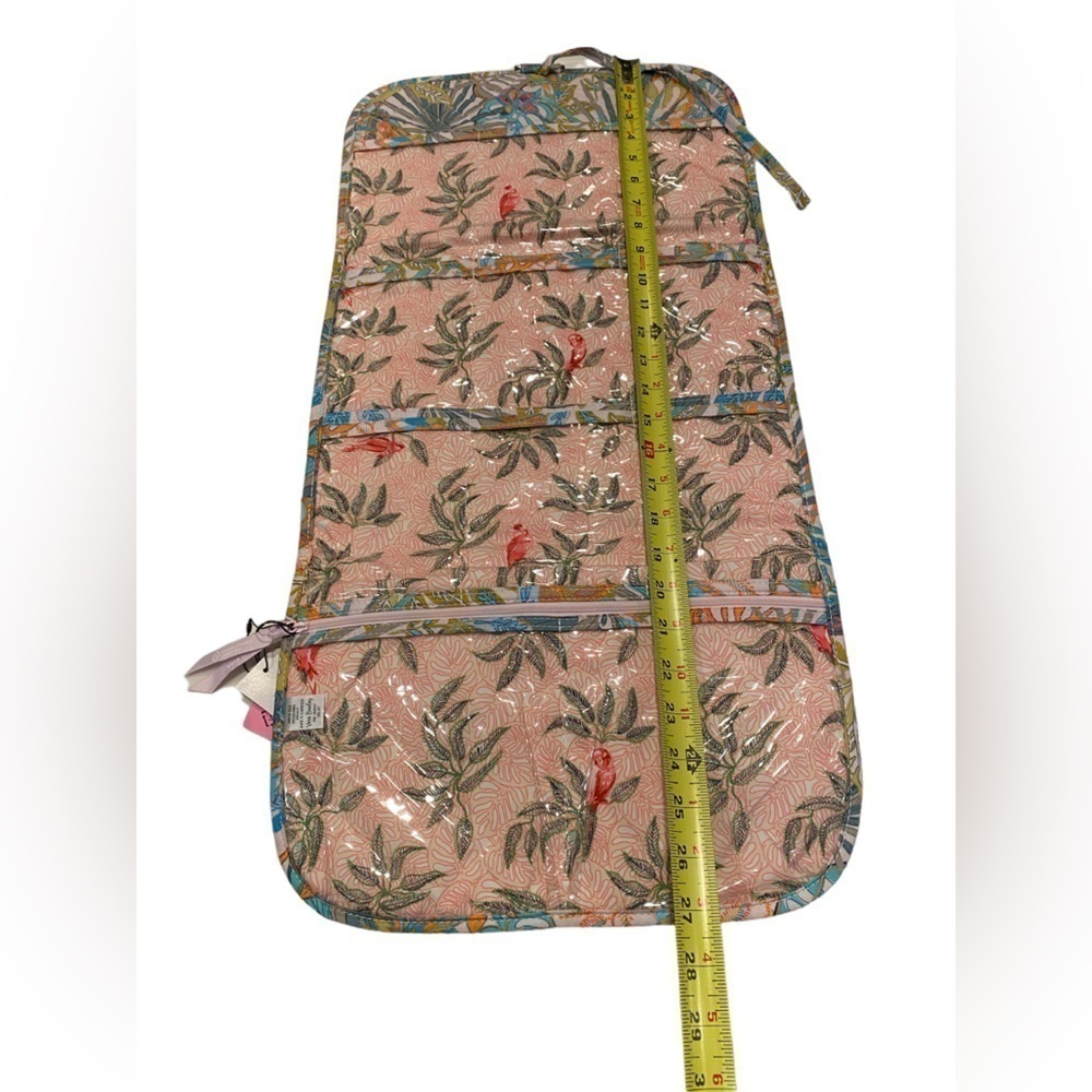 Vera Bradley Hanging Accessory Organizer Travel Bag Jewelry Rain Forest Canopy - Picture 14 of 14